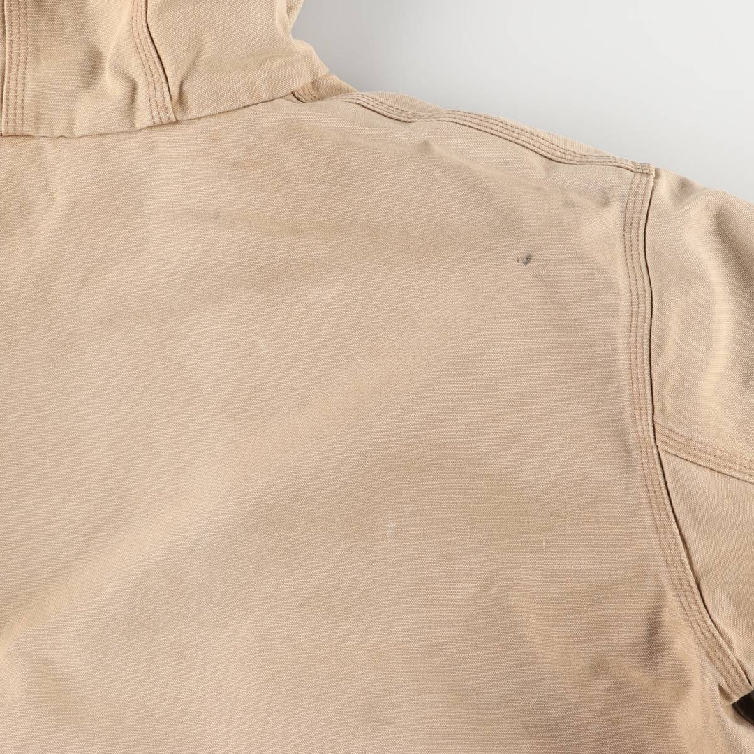 00'S Carhartt Active Jacket Duck Full Zip Parka Made in USA Men's XXL cotton Beige type Vintage Second Hand