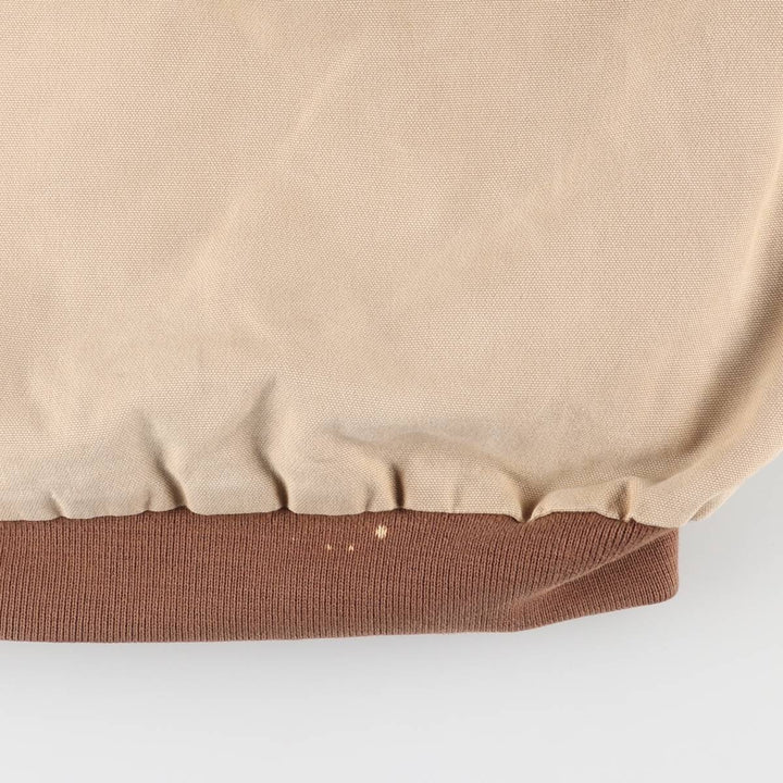 00'S Carhartt Active Jacket Duck Full Zip Parka Made in USA Men's XXL cotton Beige type Vintage Second Hand