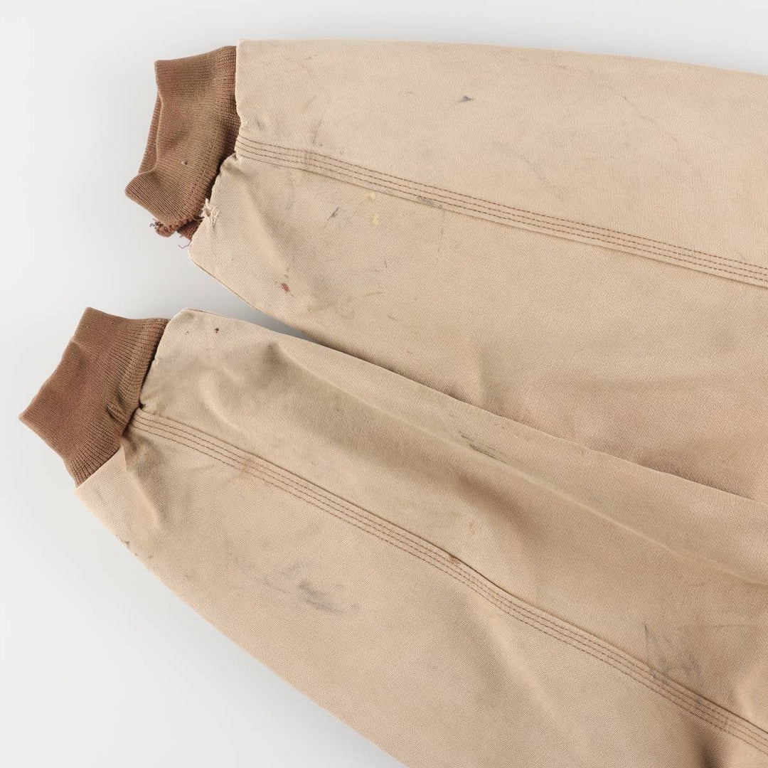 00'S Carhartt Active Jacket Duck Full Zip Parka Made in USA Men's XXL cotton Beige type Vintage Second Hand