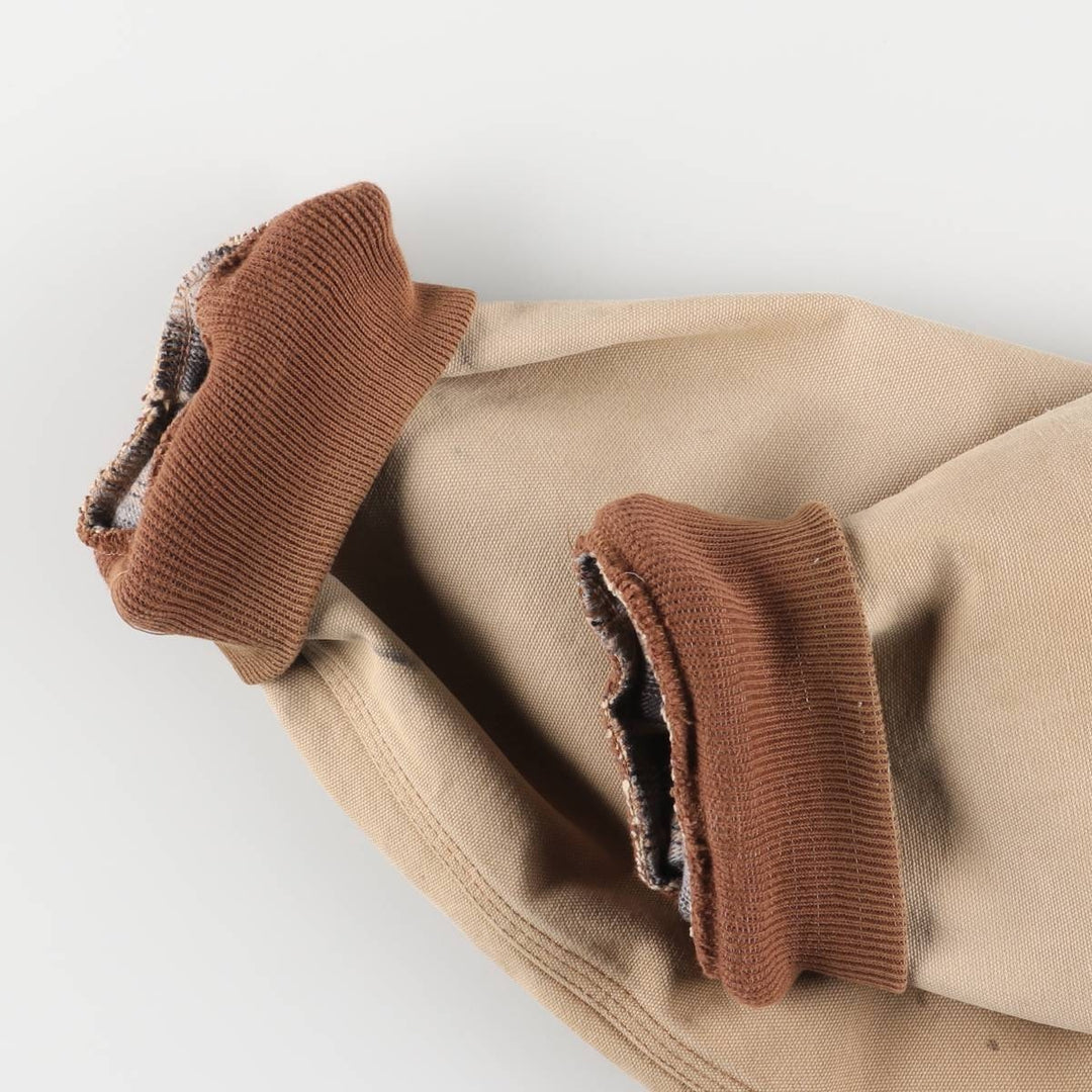 00'S Carhartt Active Jacket Duck Full Zip Parka Made in USA Men's XXL cotton Beige type Vintage Second Hand