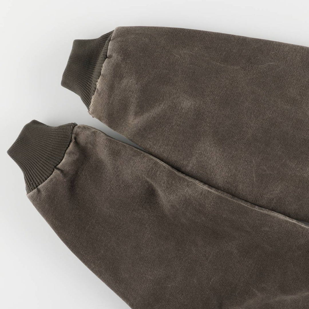 2000'S Carhartt Active Jacket, Padded Duck Full Zip Hoodie, Men's Size XL cotton brown type Vintage Second Hand