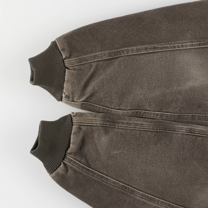 2000'S Carhartt Active Jacket, Padded Duck Full Zip Hoodie, Men's Size XL cotton brown type Vintage Second Hand