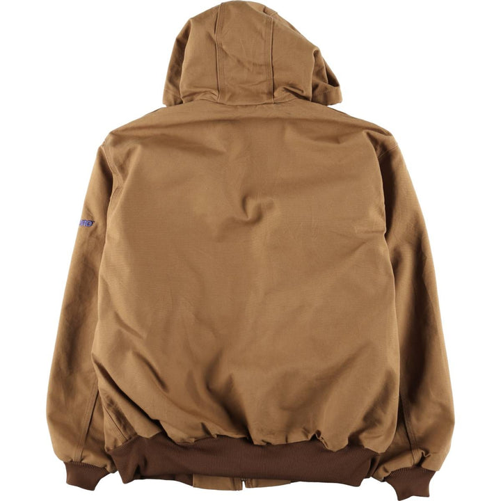 Carhartt Active Jacket Duck Full Zip Parka Made in USA Men's XL cotton ocher yellow type Vintage Second Hand