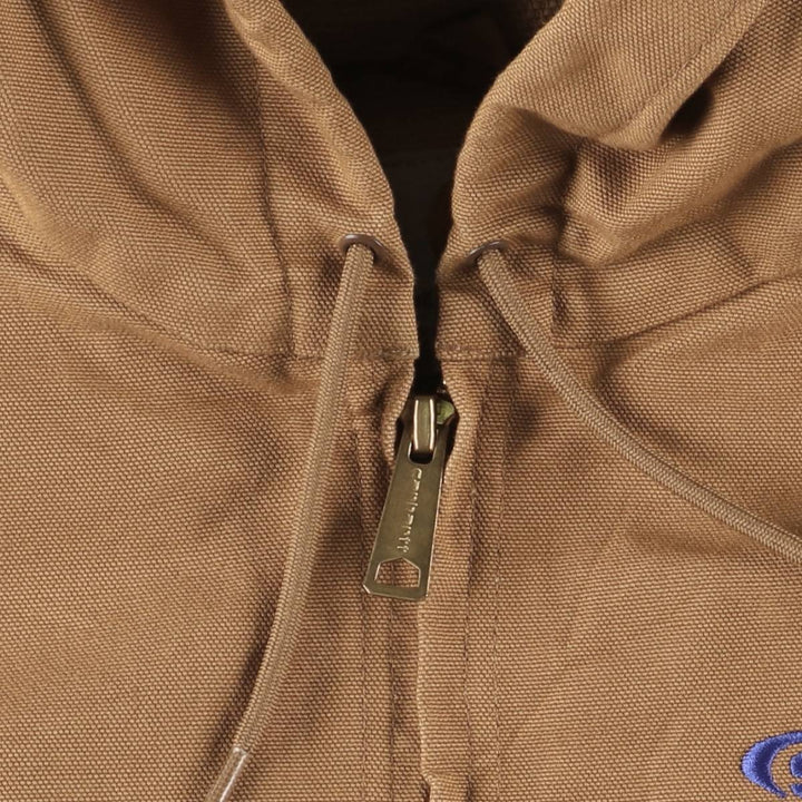 Carhartt Active Jacket Duck Full Zip Parka Made in USA Men's XL cotton ocher yellow type Vintage Second Hand