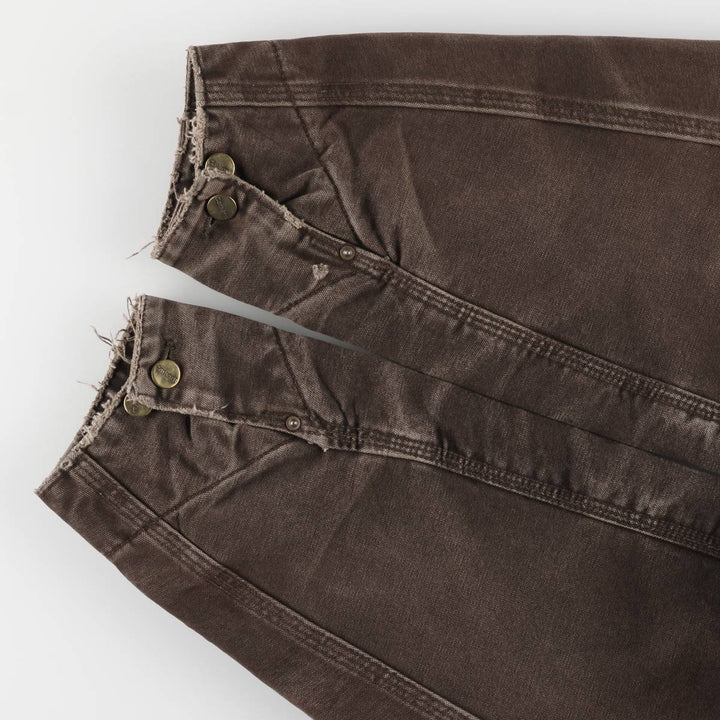 2000'S Carhartt Michigan Chore Coat, Padded Duck Coverall, Men's XL cotton brown type Vintage Second Hand