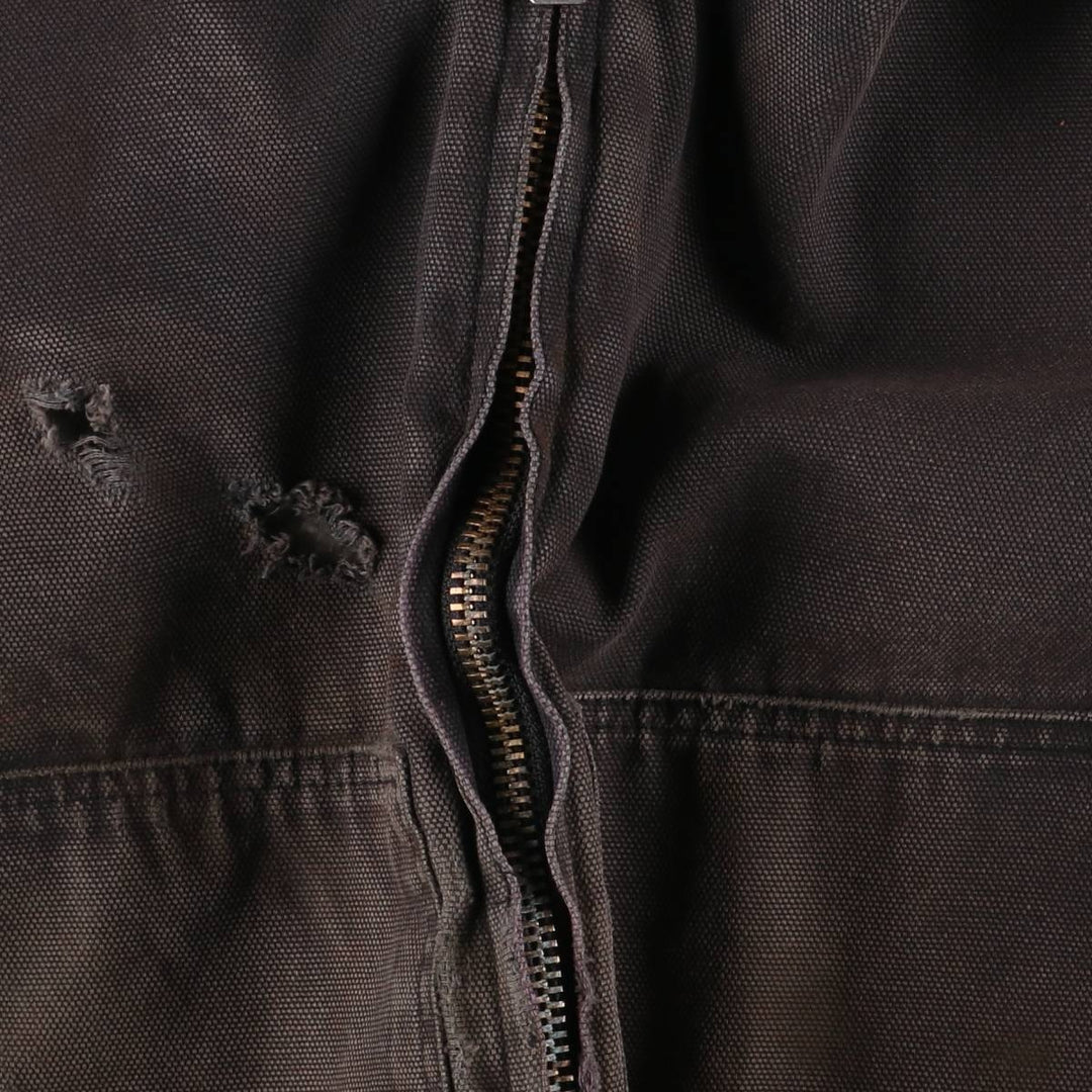 Dickies Active Jacket Type Padded Duck Full Zip Hoodie, Men's XL cotton black type Vintage Second Hand