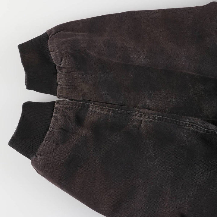 Dickies Active Jacket Type Padded Duck Full Zip Hoodie, Men's XL cotton black type Vintage Second Hand