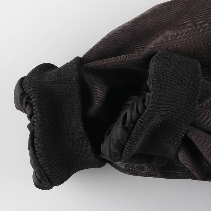 Dickies Active Jacket Type Padded Duck Full Zip Hoodie, Men's XL cotton black type Vintage Second Hand