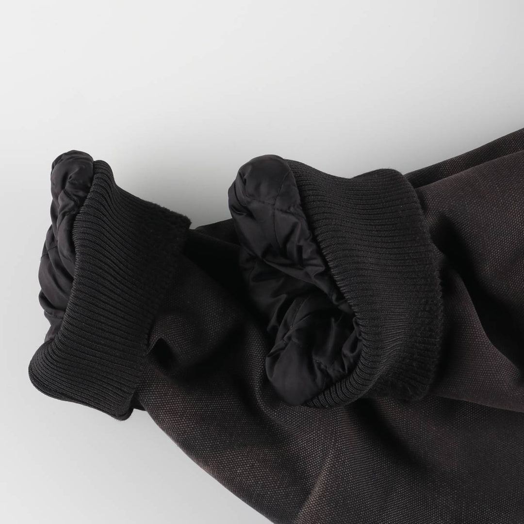 Dickies Active Jacket Type Padded Duck Full Zip Hoodie, Men's XL cotton black type Vintage Second Hand