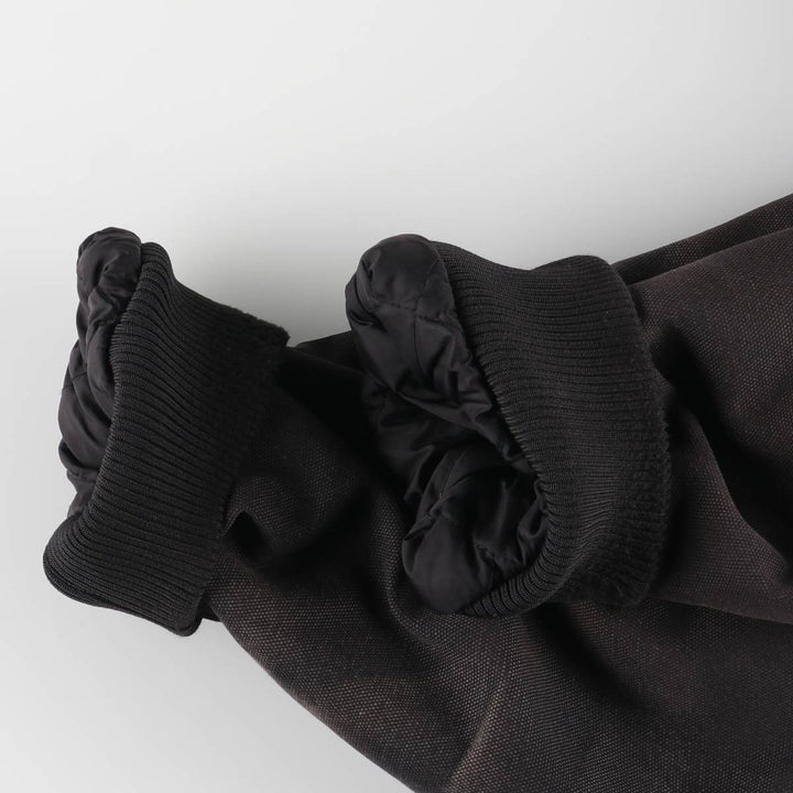 Dickies Active Jacket Type Padded Duck Full Zip Hoodie, Men's XL cotton black type Vintage Second Hand