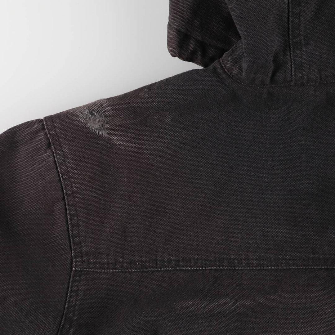 Dickies Active Jacket Type Padded Duck Full Zip Hoodie, Men's XL cotton black type Vintage Second Hand