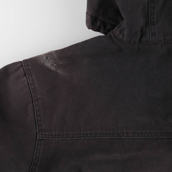 Dickies Active Jacket Type Padded Duck Full Zip Hoodie, Men's XL cotton black type Vintage Second Hand