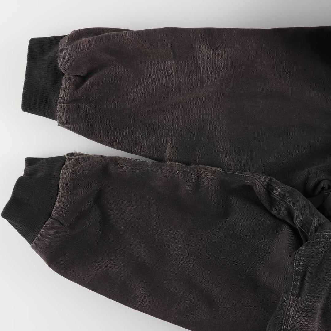 Dickies Active Jacket Type Padded Duck Full Zip Hoodie, Men's XL cotton black type Vintage Second Hand