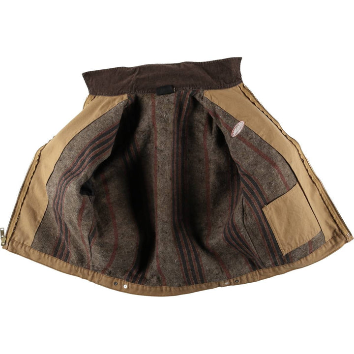 Dickies Detroit Jacket-Style Padded Duck Work Jacket, Men's Size XL unclear ocher yellow type Vintage Second Hand