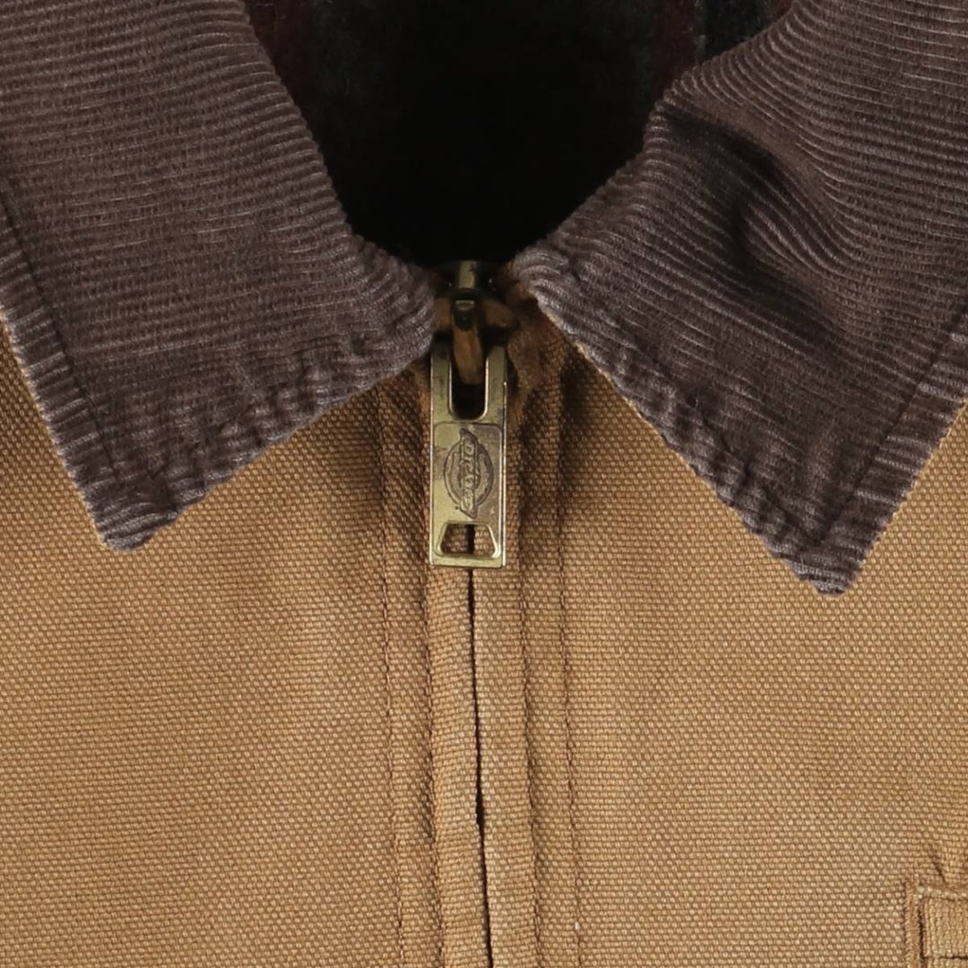 Dickies Detroit Jacket-Style Padded Duck Work Jacket, Men's Size XL unclear ocher yellow type Vintage Second Hand