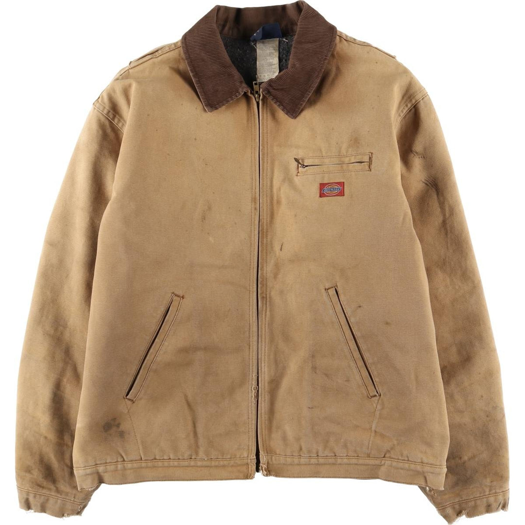 Dickies Detroit Jacket-style Padded Duck Work Jacket, Men's Size XL cotton Beige type Vintage Second Hand