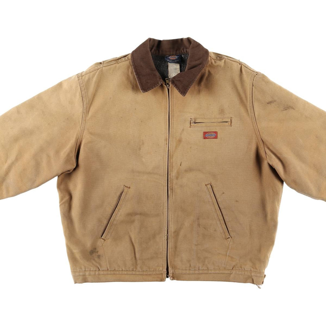 Dickies Detroit Jacket-style Padded Duck Work Jacket, Men's Size XL cotton Beige type Vintage Second Hand