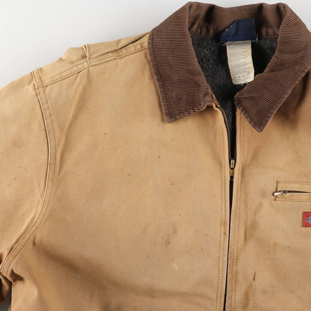Dickies Detroit Jacket-style Padded Duck Work Jacket, Men's Size XL cotton Beige type Vintage Second Hand