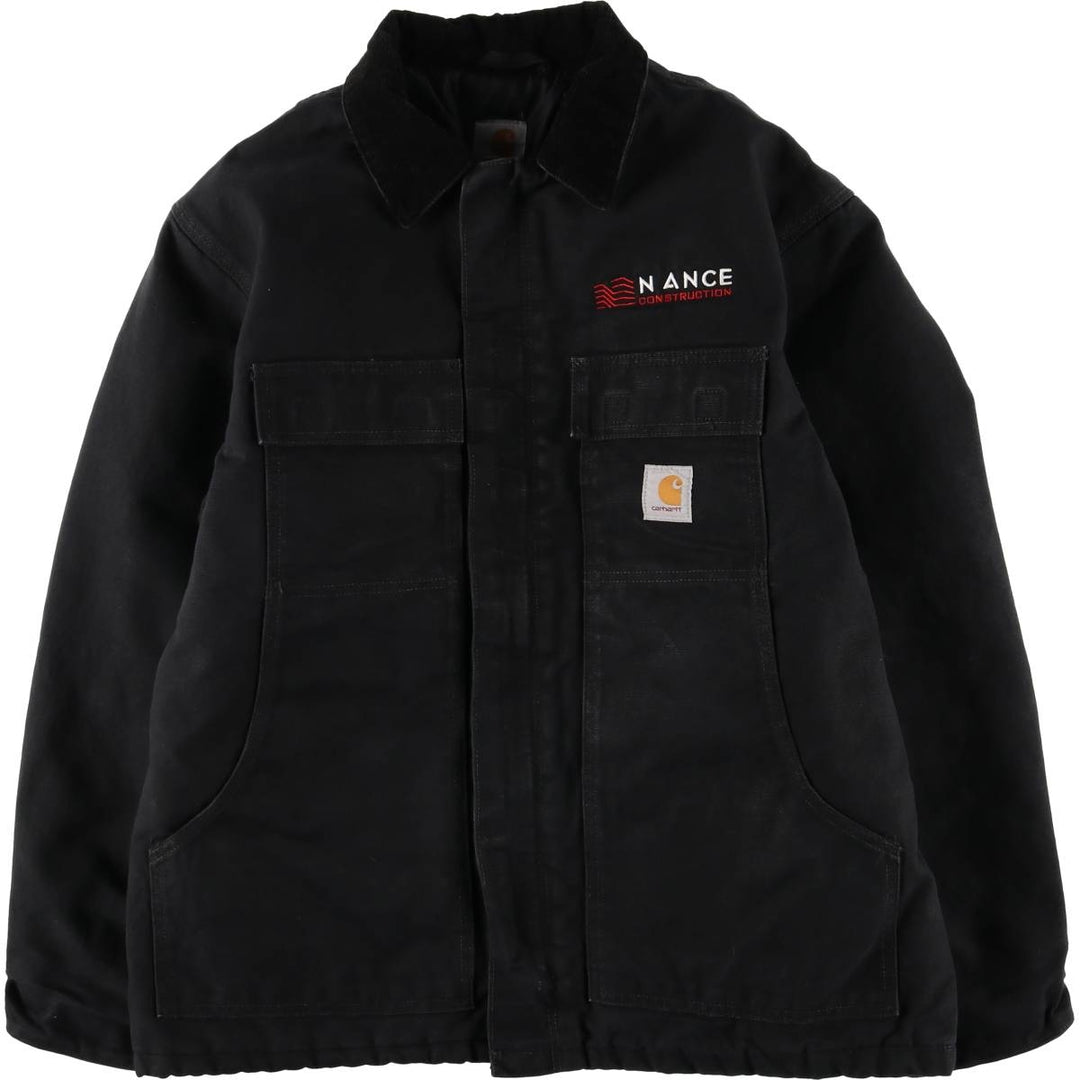 Carhartt Traditional Padded Duck Work Jacket, Men's Size L cotton black type Vintage Second Hand