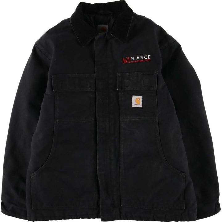 Carhartt Traditional Padded Duck Work Jacket, Men's Size L cotton black type Vintage Second Hand