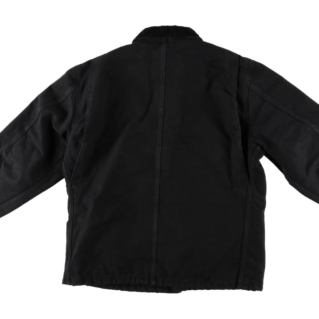 Carhartt Traditional Padded Duck Work Jacket, Men's Size L cotton black type Vintage Second Hand