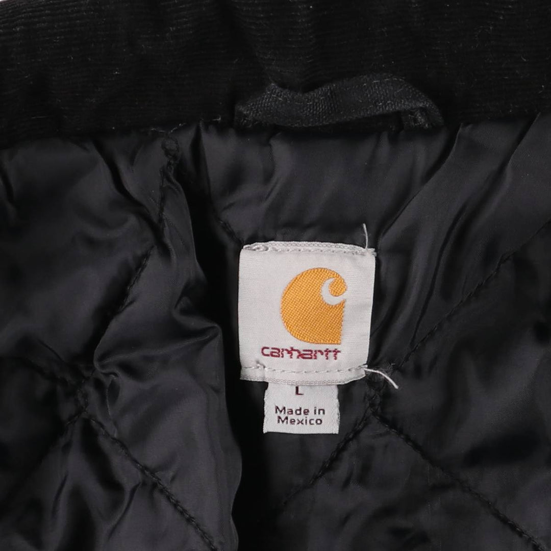 Carhartt Traditional Padded Duck Work Jacket, Men's Size L cotton black type Vintage Second Hand