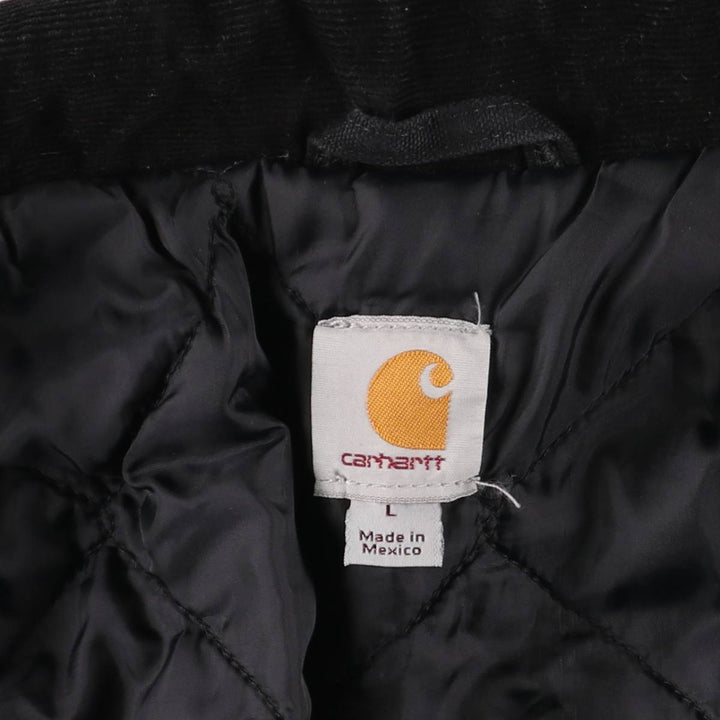 Carhartt Traditional Padded Duck Work Jacket, Men's Size L cotton black type Vintage Second Hand