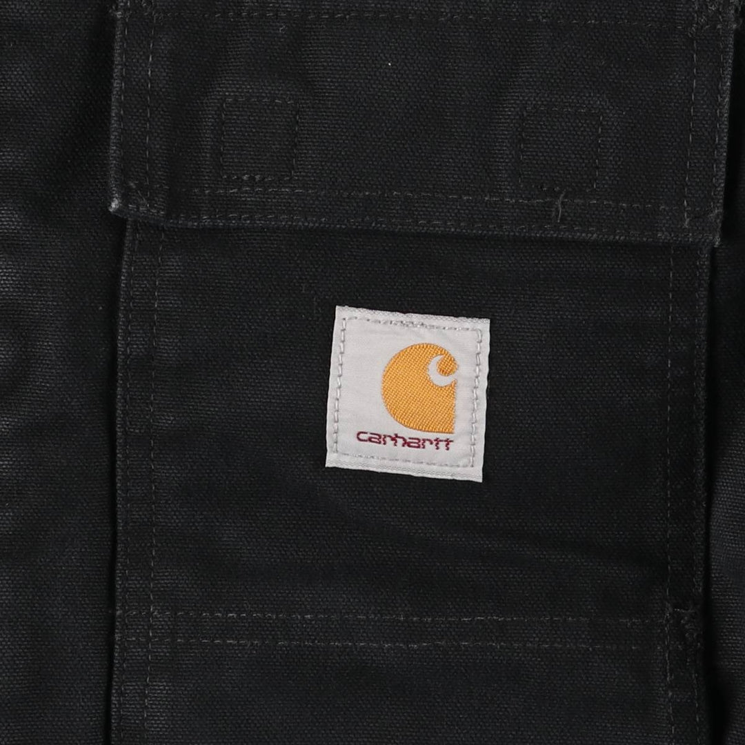 Carhartt Traditional Padded Duck Work Jacket, Men's Size L cotton black type Vintage Second Hand