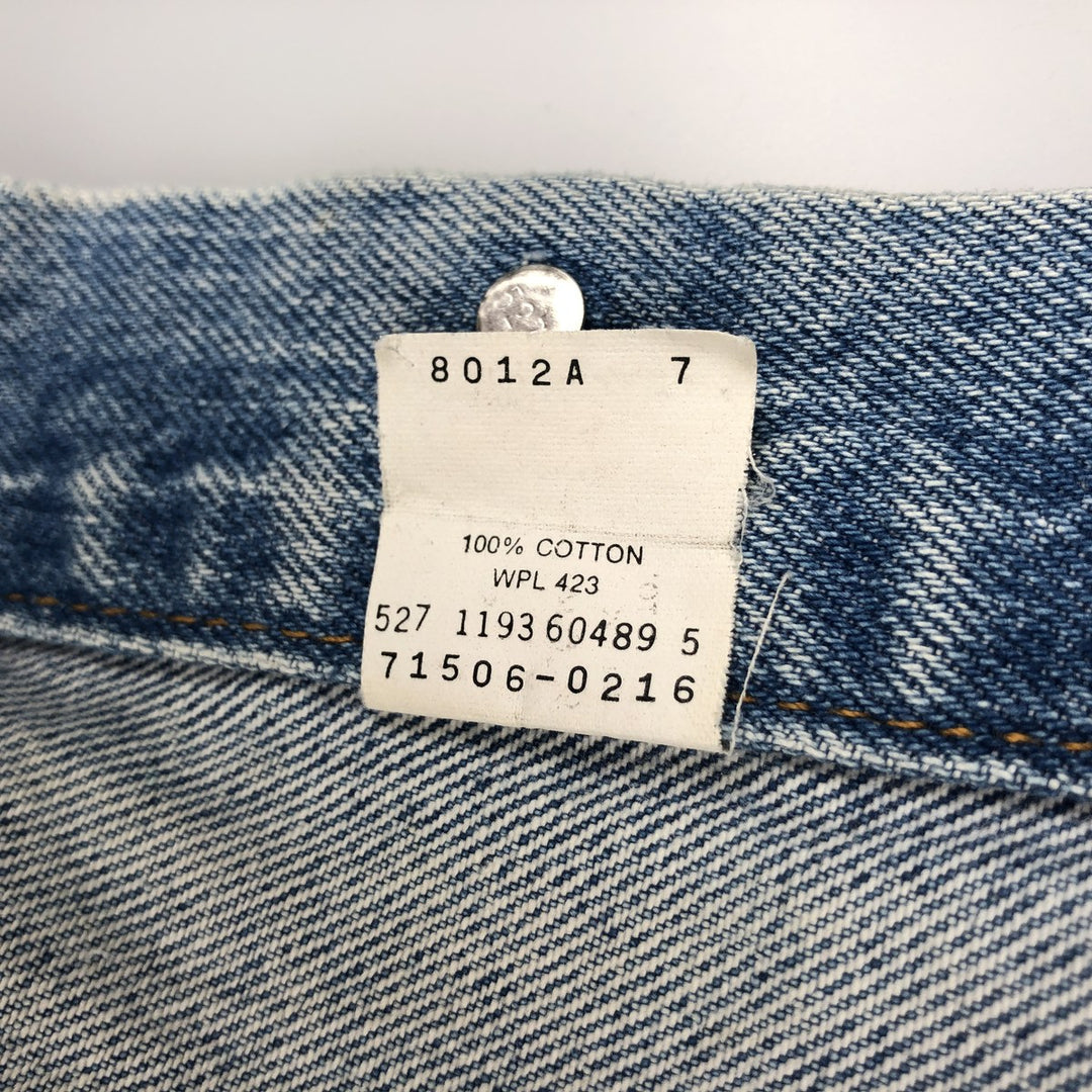 90'S Levi's 71506-0216 Denim Jacket, Made in USA, Men's Size XL, Vintage cotton blue type Vintage Second Hand