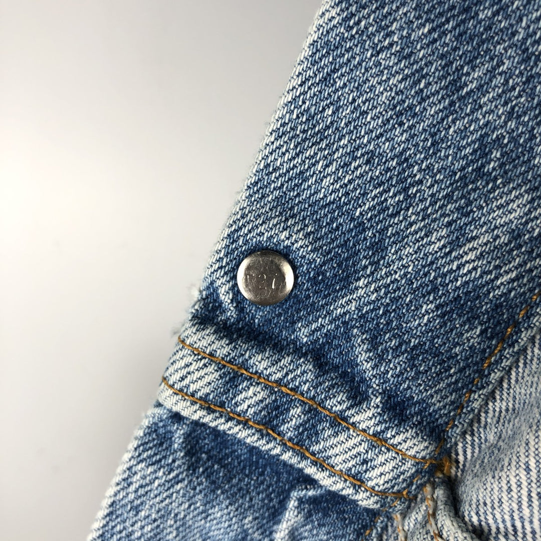 90'S Levi's 71506-0216 Denim Jacket, Made in USA, Men's Size XL, Vintage cotton blue type Vintage Second Hand