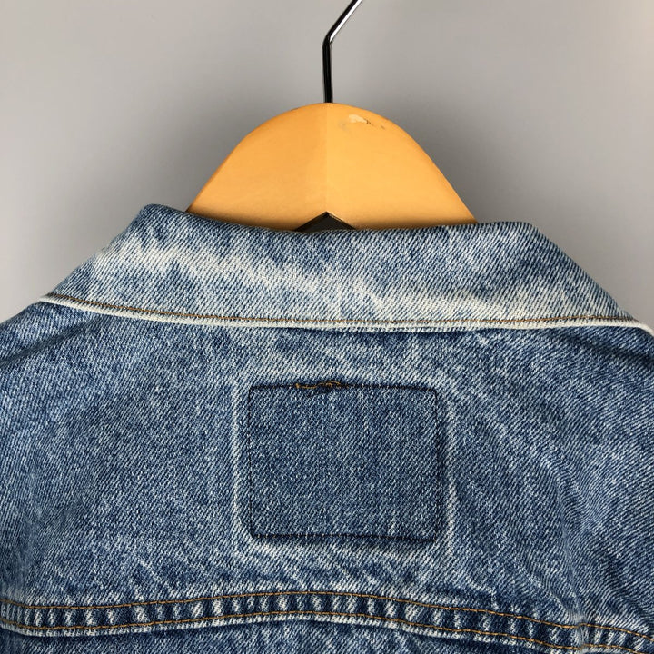 90'S Levi's 71506-0216 Denim Jacket, Made in USA, Men's Size XL, Vintage cotton blue type Vintage Second Hand