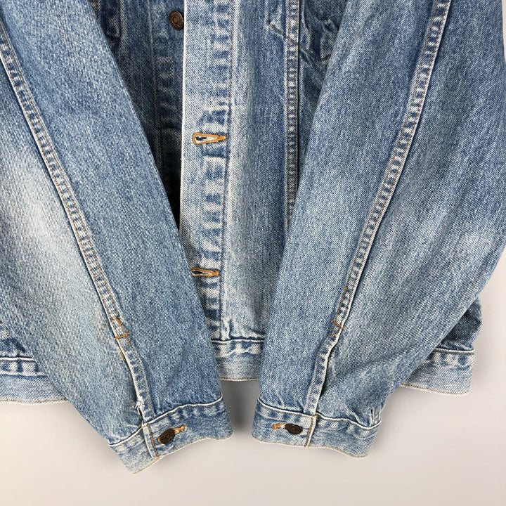 90'S Levi's 71506-0216 Denim Jacket, Made in USA, Men's Size XL, Vintage cotton blue type Vintage Second Hand