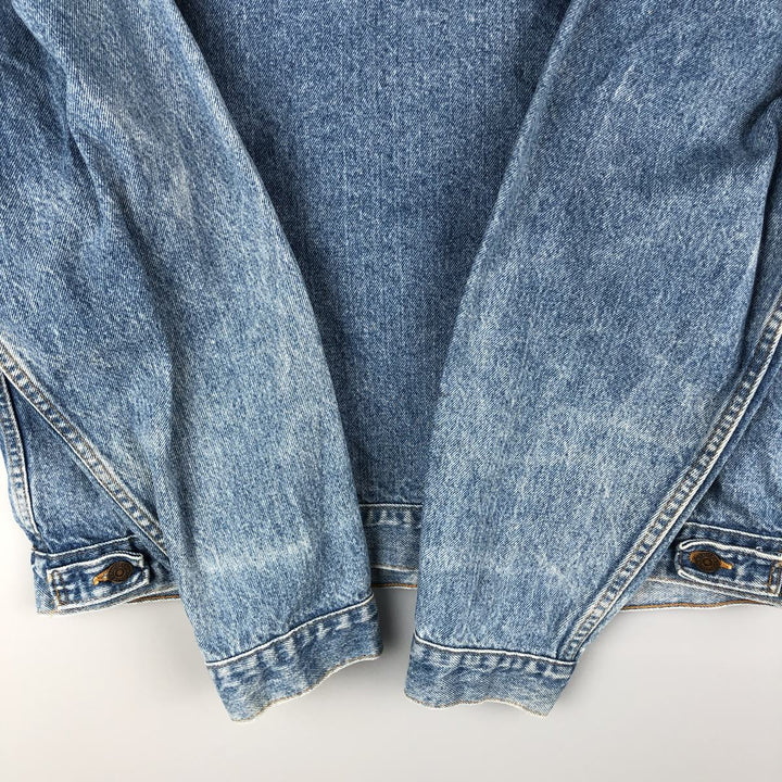 90'S Levi's 71506-0216 Denim Jacket, Made in USA, Men's Size XL, Vintage cotton blue type Vintage Second Hand
