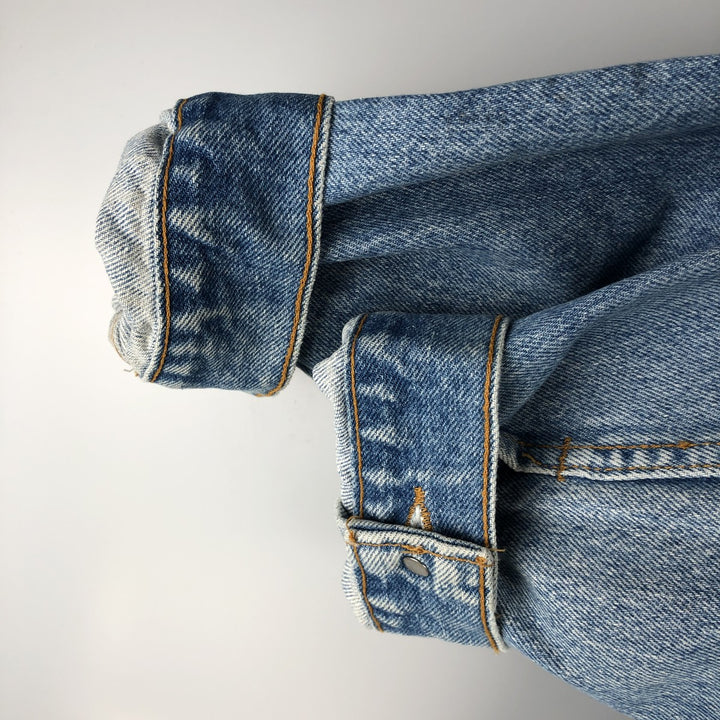 90'S Levi's 71506-0216 Denim Jacket, Made in USA, Men's Size XL, Vintage cotton blue type Vintage Second Hand