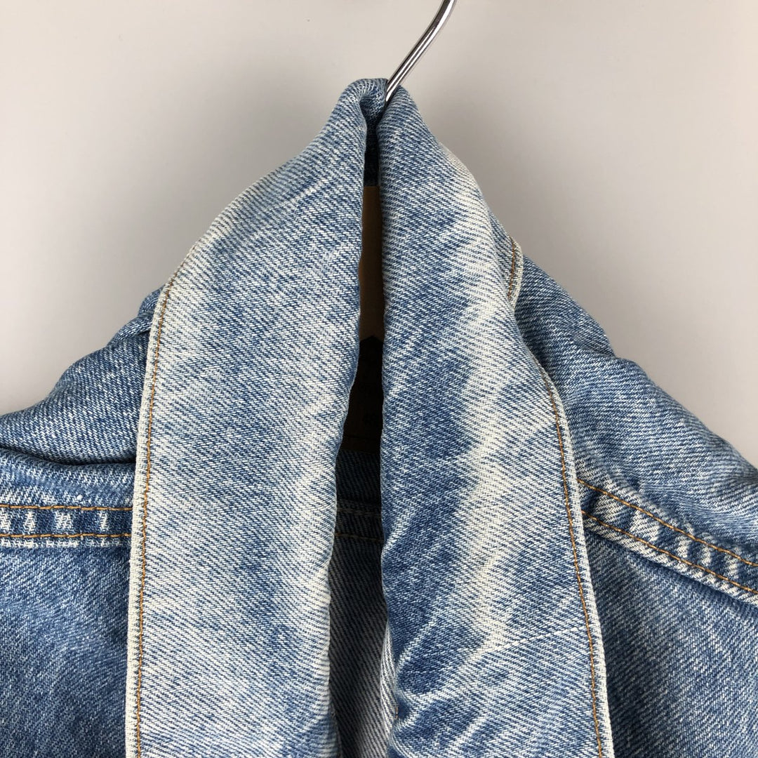 90'S Levi's 71506-0216 Denim Jacket, Made in USA, Men's Size XL, Vintage cotton blue type Vintage Second Hand