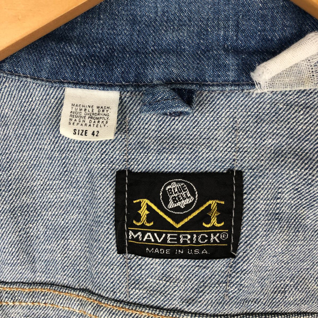 Vintage 1970'S Maverick Blue Bell denim jacket, made in the USA, size M. unclear blue type Vintage Second Hand