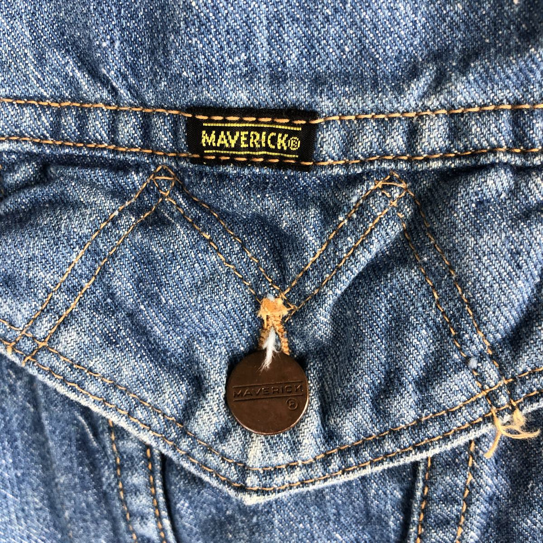 Vintage 1970'S Maverick Blue Bell denim jacket, made in the USA, size M. unclear blue type Vintage Second Hand