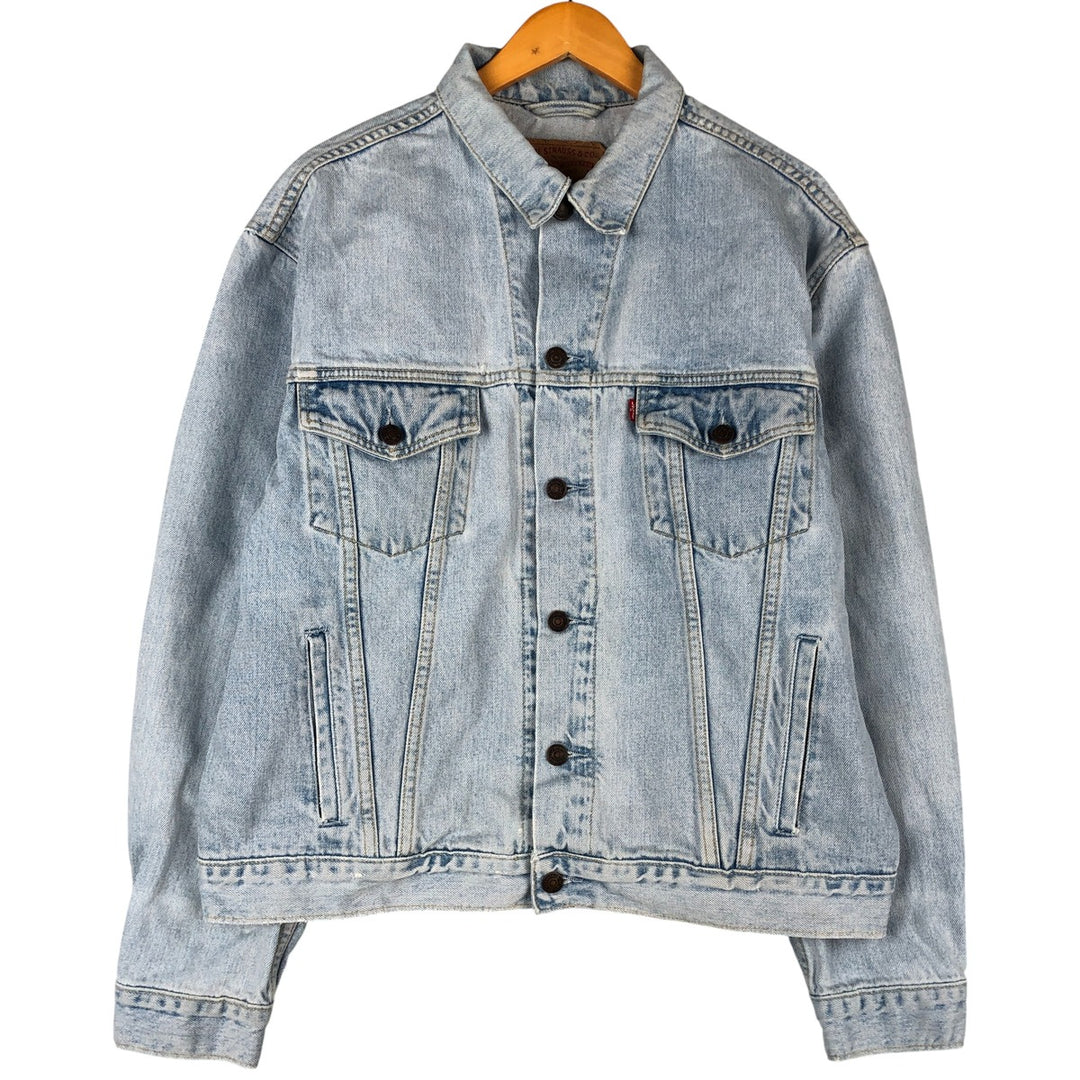 90'S Levi's 70503-0211 Denim Jacket, Men's Size XL, Vintage cotton blue type Vintage Second Hand