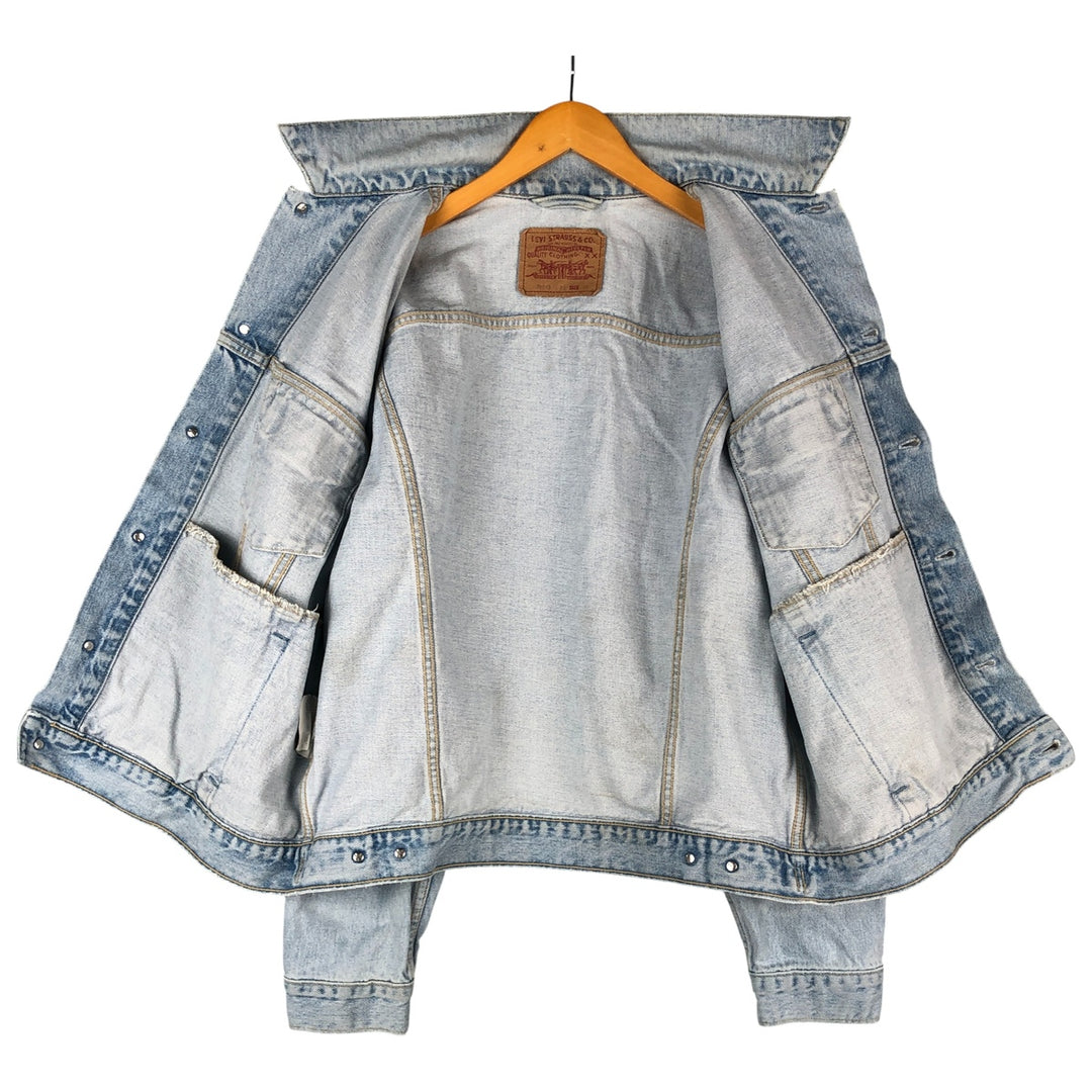 90'S Levi's 70503-0211 Denim Jacket, Men's Size XL, Vintage cotton blue type Vintage Second Hand