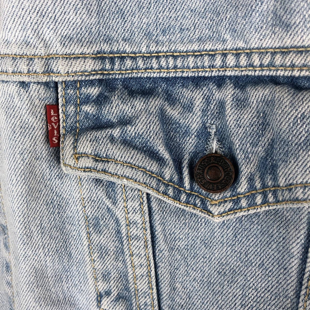 90'S Levi's 70503-0211 Denim Jacket, Men's Size XL, Vintage cotton blue type Vintage Second Hand