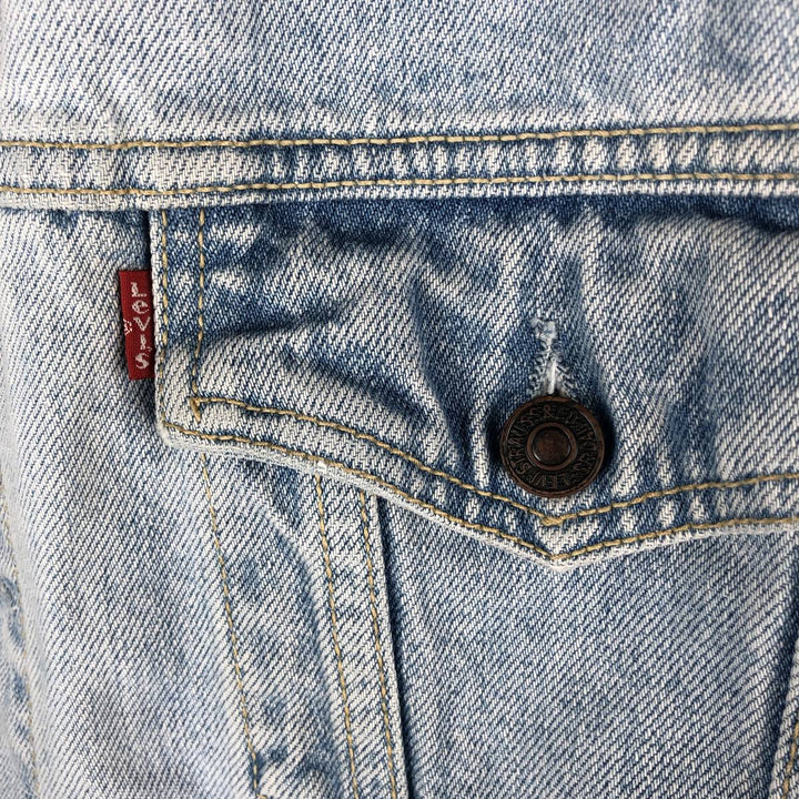 90'S Levi's 70503-0211 Denim Jacket, Men's Size XL, Vintage cotton blue type Vintage Second Hand
