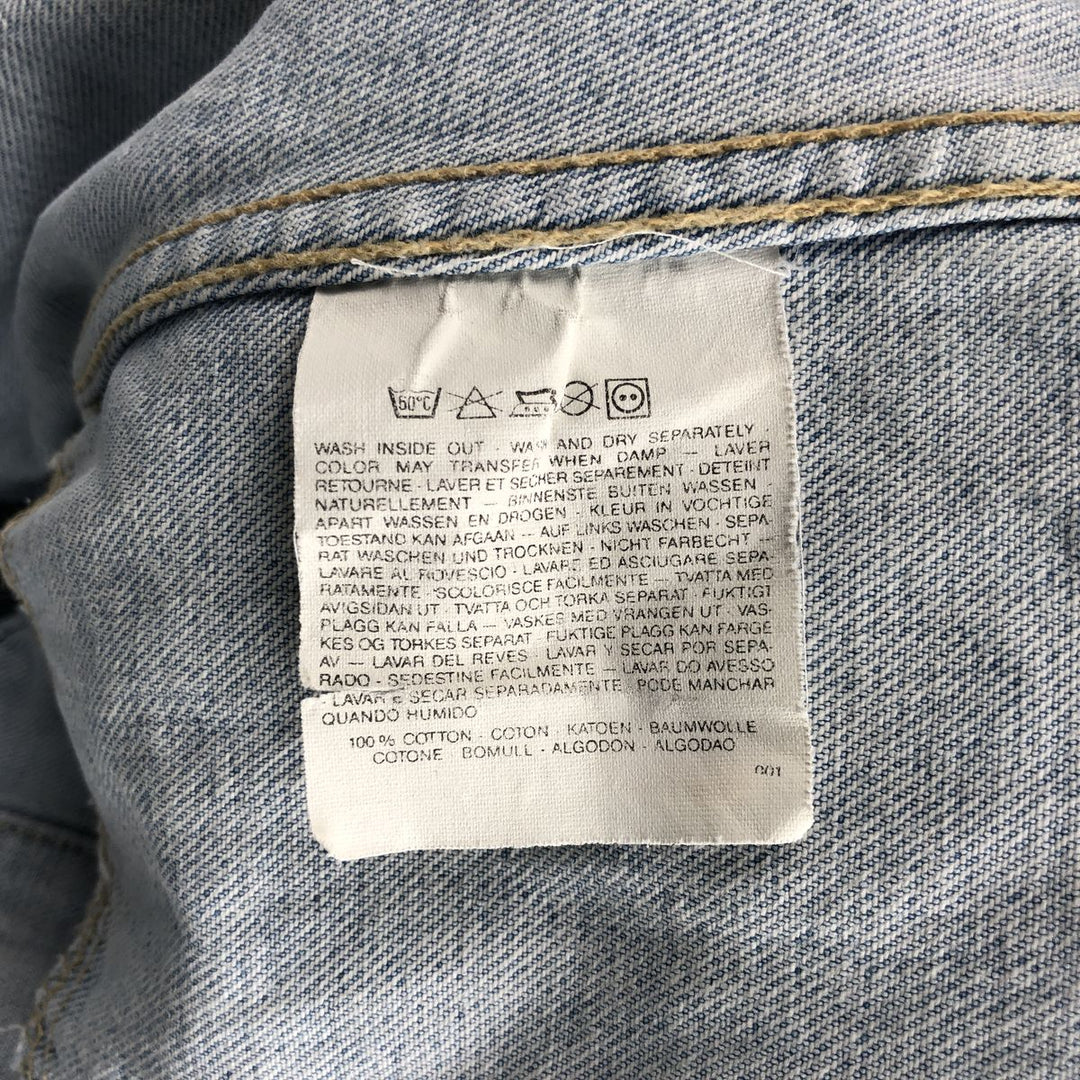 90'S Levi's 70503-0211 Denim Jacket, Men's Size XL, Vintage cotton blue type Vintage Second Hand