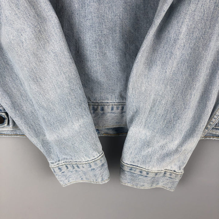 90'S Levi's 70503-0211 Denim Jacket, Men's Size XL, Vintage cotton blue type Vintage Second Hand