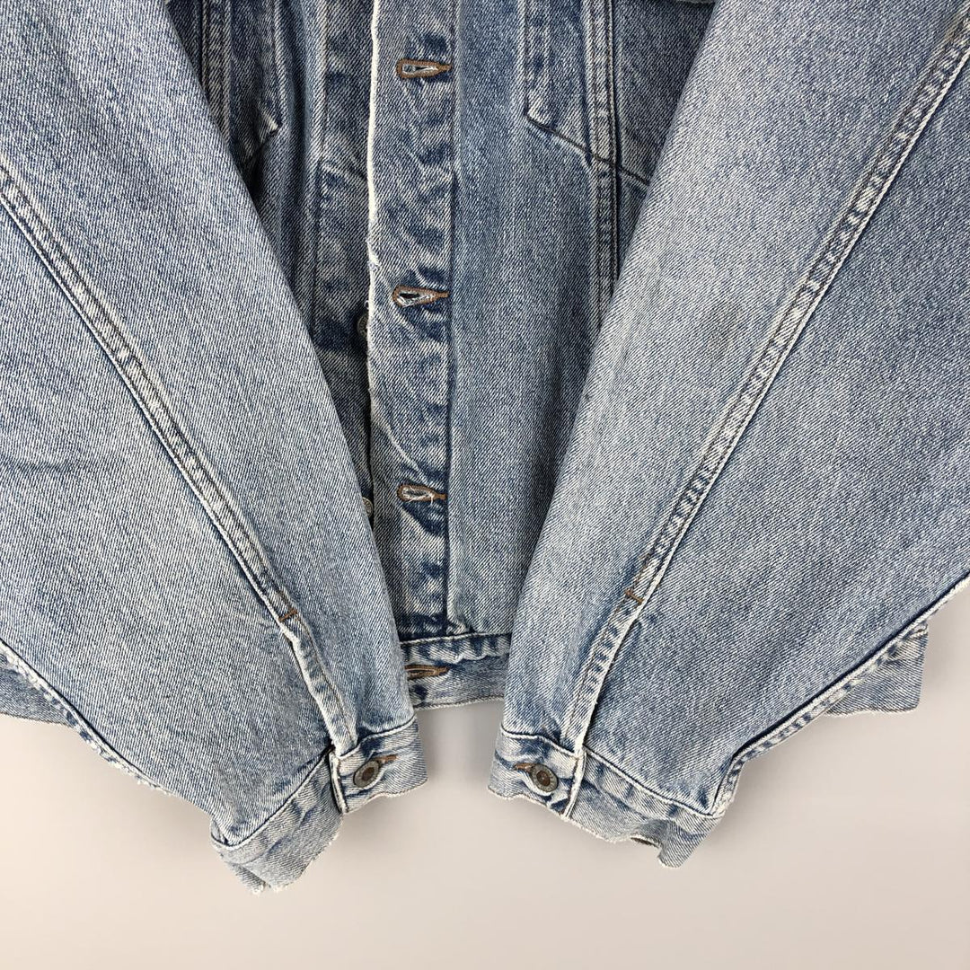 90'S Levi's SILVER TAB Denim Jacket (75595-0691), Men's Size XL, Vintage cotton blue type Vintage Second Hand