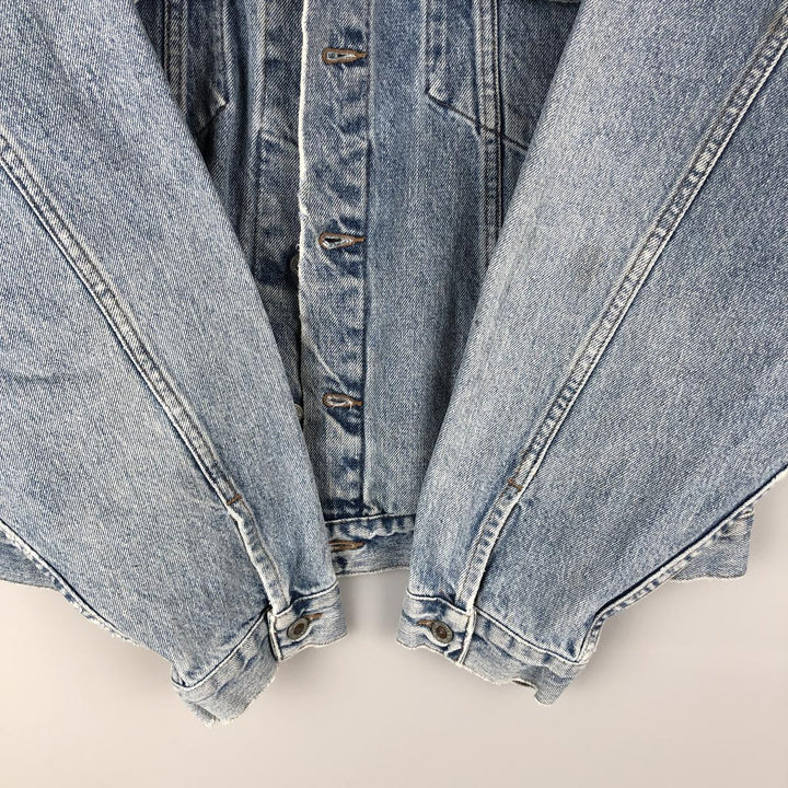 90'S Levi's SILVER TAB Denim Jacket (75595-0691), Men's Size XL, Vintage cotton blue type Vintage Second Hand