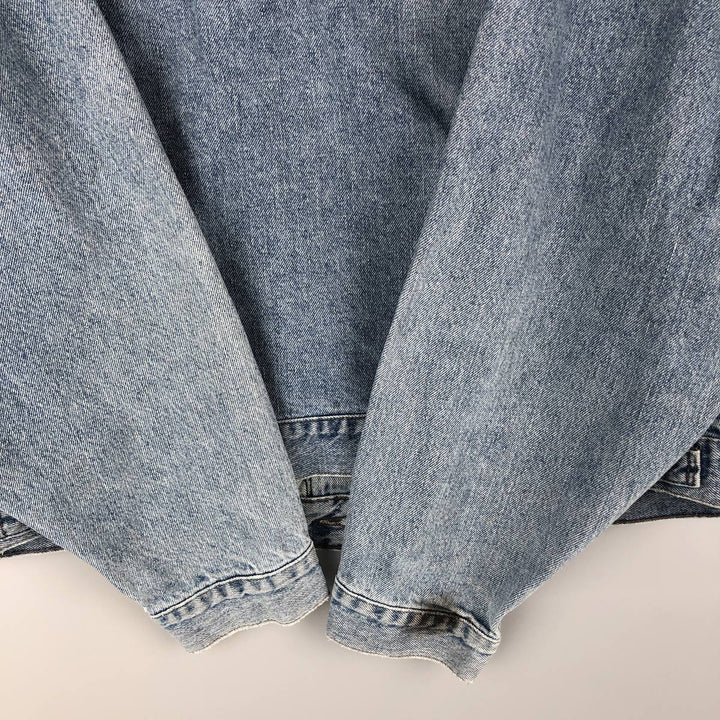 90'S Levi's SILVER TAB Denim Jacket (75595-0691), Men's Size XL, Vintage cotton blue type Vintage Second Hand
