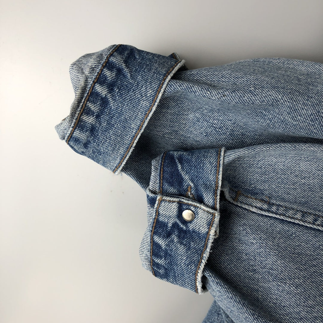 90'S Levi's SILVER TAB Denim Jacket (75595-0691), Men's Size XL, Vintage cotton blue type Vintage Second Hand