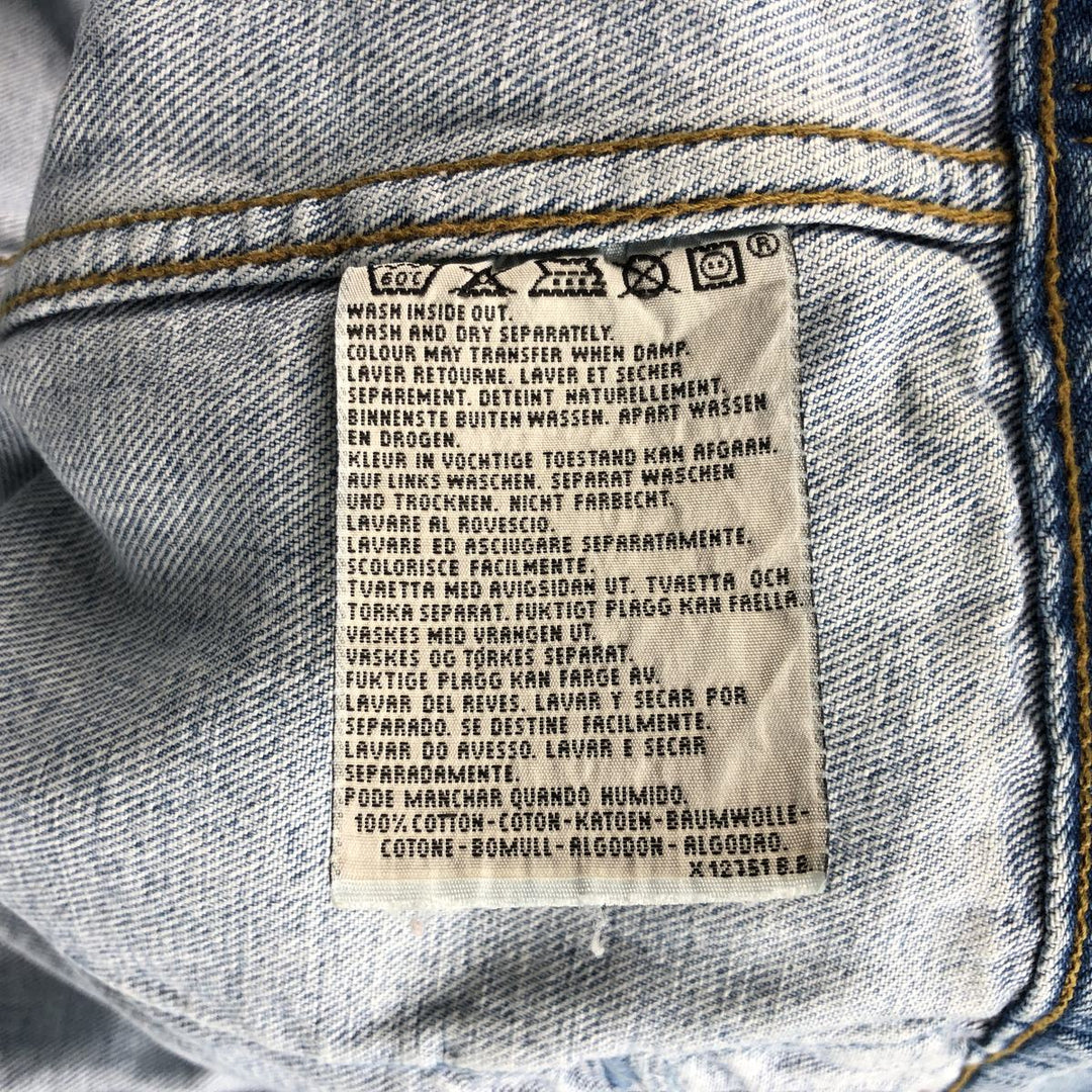 90'S Levi's 71670-0283 Denim Jacket, Men's Size L, Vintage cotton blue type Vintage Second Hand