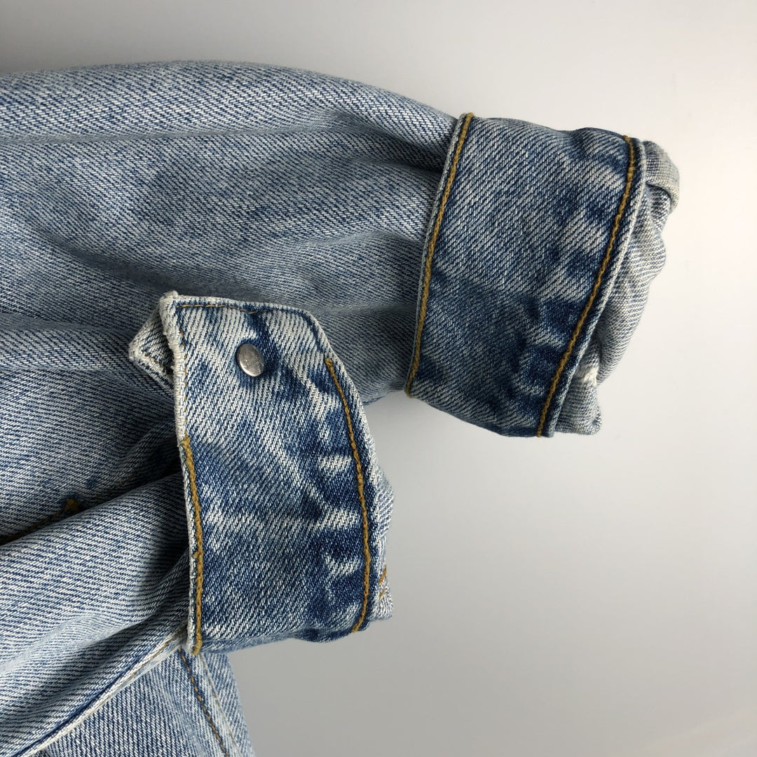 90'S Levi's 71670-0283 Denim Jacket, Men's Size L, Vintage cotton blue type Vintage Second Hand