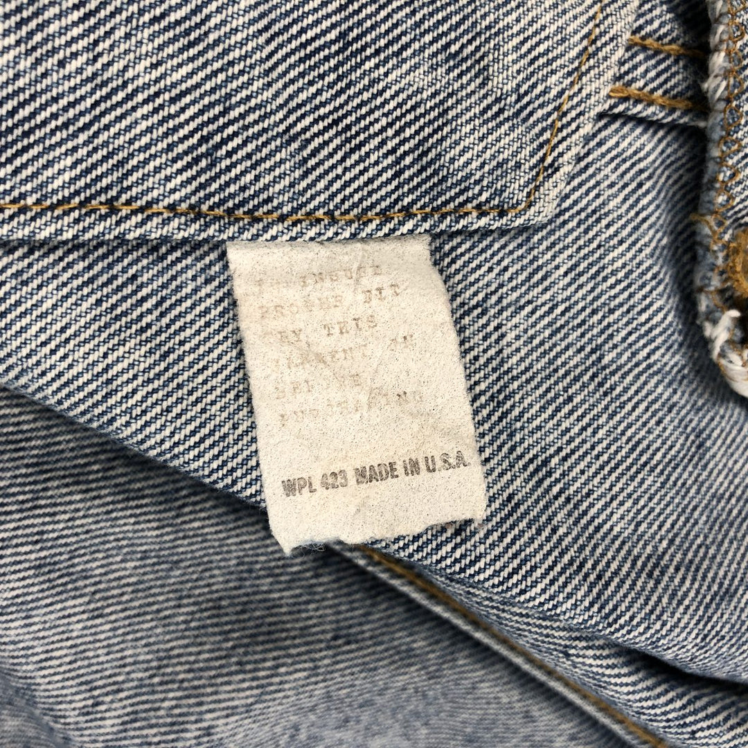 90'S Levi's 70507-0214 denim jacket, denim jacket, made in USA, men's size S, vintage cotton blue type Vintage Second Hand